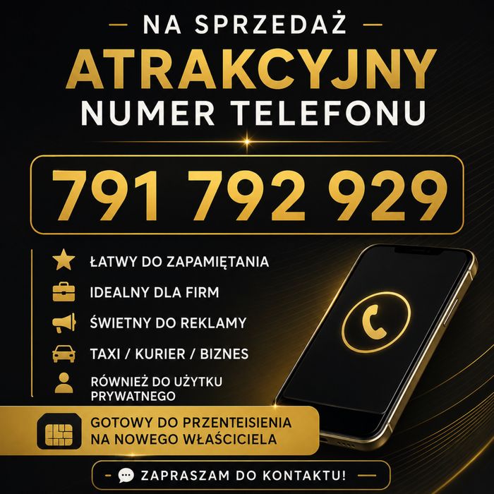 Numer telefonu 791 792 929 – łatwy do zapamiętania