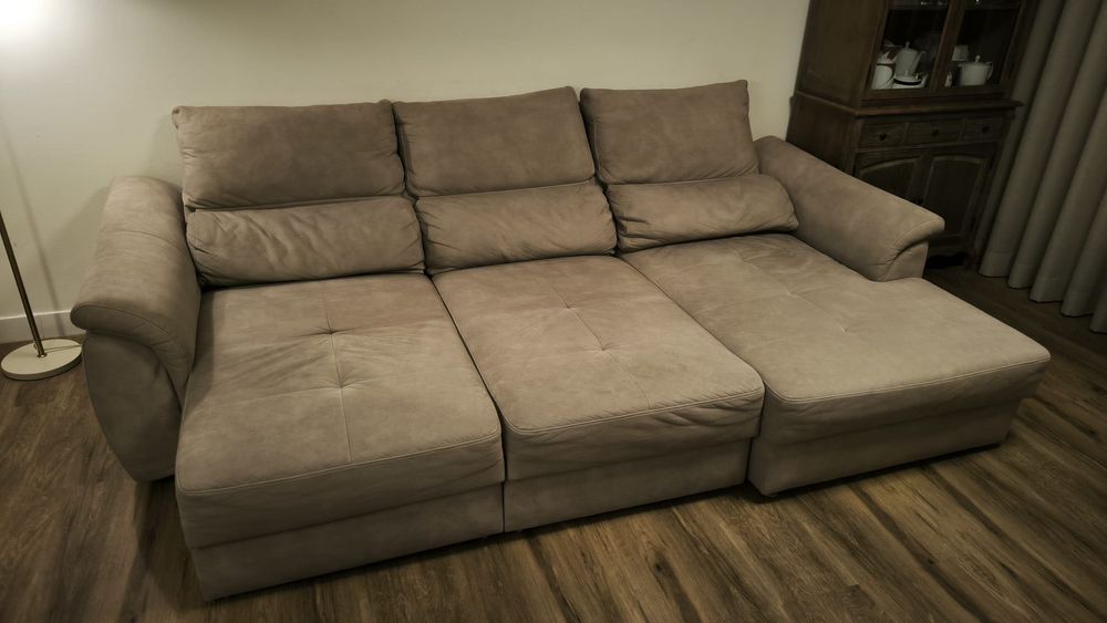 Sofá 3 lugares c/ chaise longue (2 lugares extensíveis)