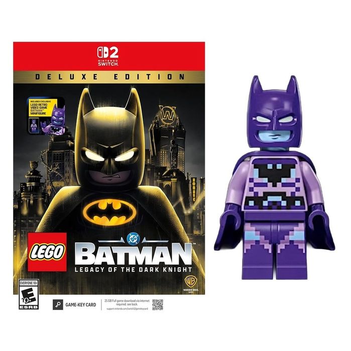 LEGO Legacy of The Dark Knight Deluxe Edition Nintendo Switch 2 Batman ЛЕГО Бэтмен DC Marvel Игра