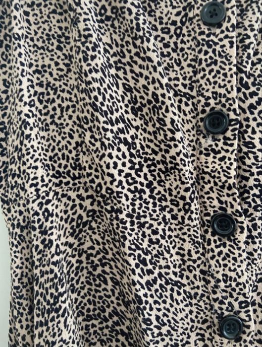 Vestido com padrao - Mango