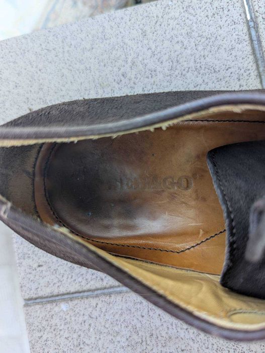 Чоловічі коричневі замшеві туфлі дербі Sebago