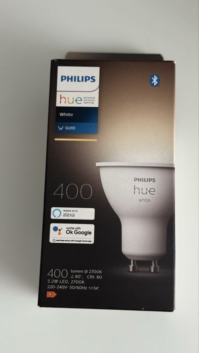 Philips Hue LED Focos GU10 Branco quente