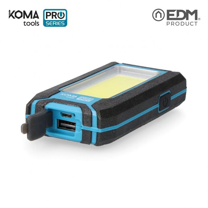 LANTERNA LED PROFISSIONAL COB 500 LÚMENES 8W KOMA TOOLS