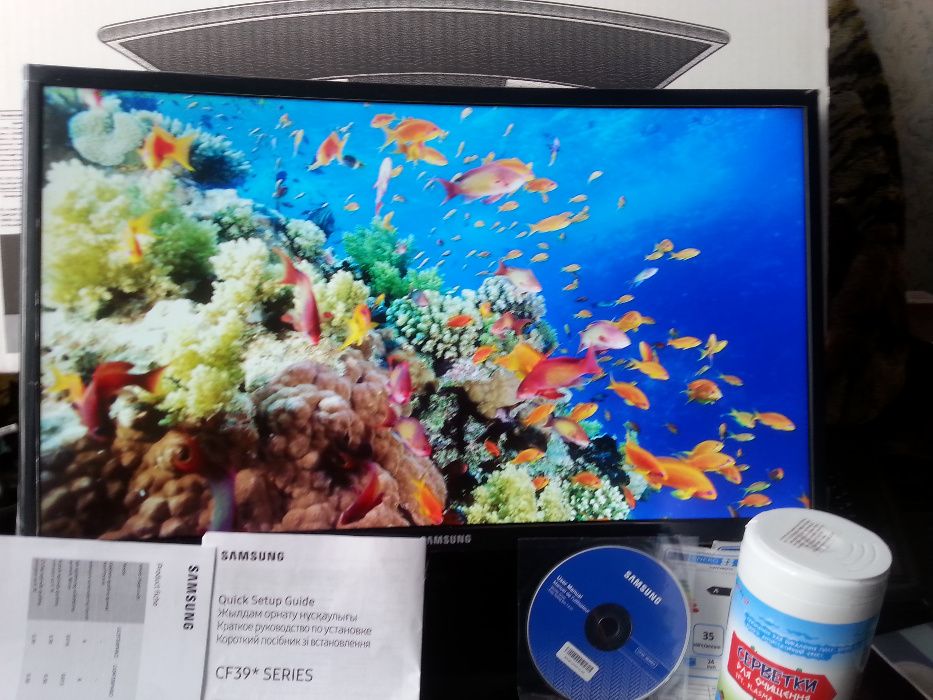 Лучший вКлассе Изогнутый новый Samsung 24 монитор в Маг.  8685Грн