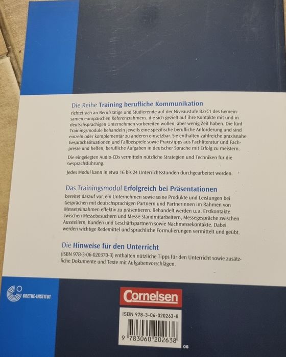 Niemiecki Erfolgreich bei Praesentationen Cornelsen B2-C1