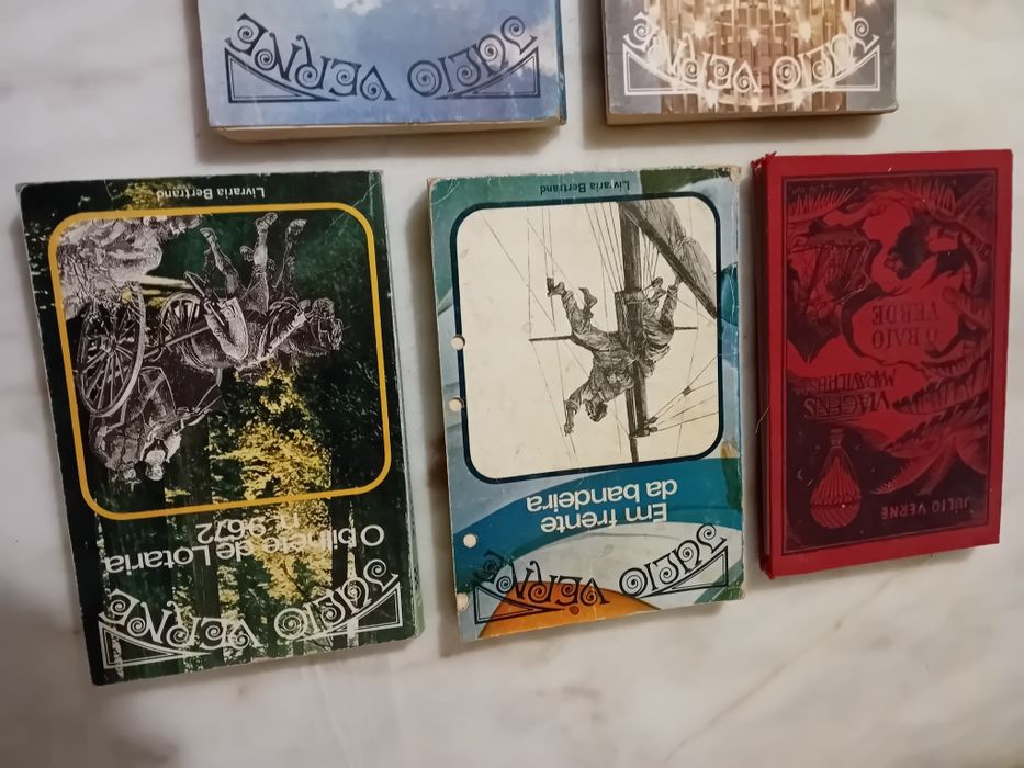 Conjunto de 5 Livros Júlio Verne