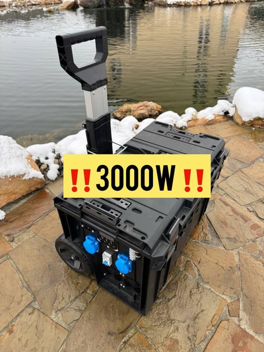 ‼️3000 w Зарядна станція портативна ‼️1024Вт/ч чистий синус Life PO4