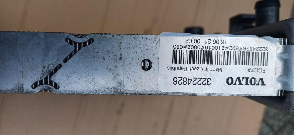 Intercooler chłodnica powietrza wody volvo xc60 ll xc90 ll