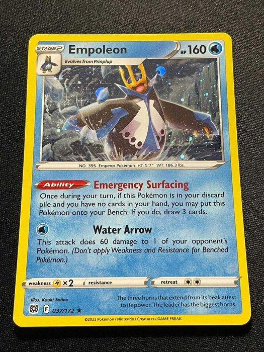 Carta Pokémon Empoleon 37/172 Brilliant Stars