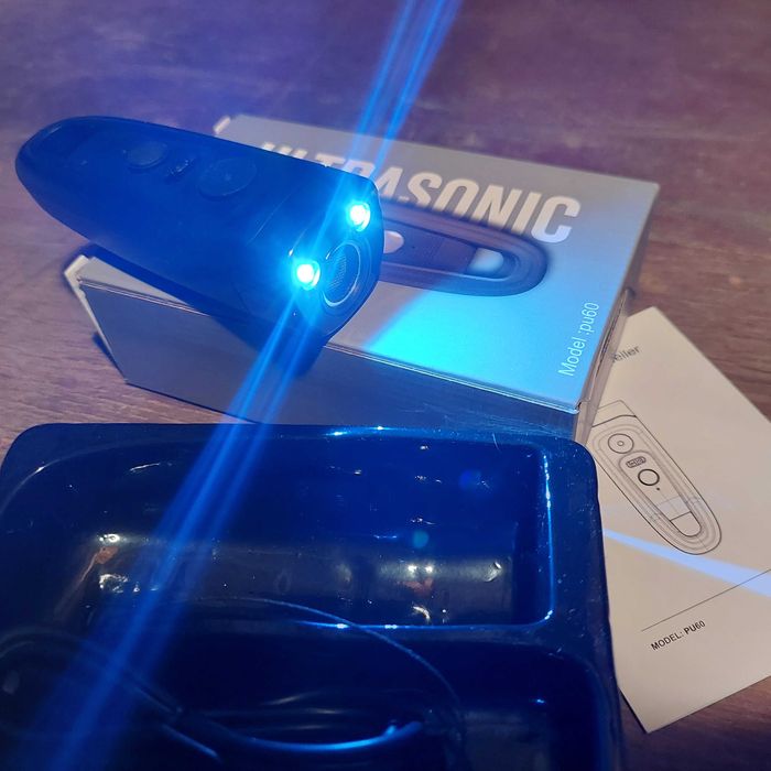 Супер отпугиватель собак Ultrasonic PU-60 очень мощный відлякувач собак (прошка)