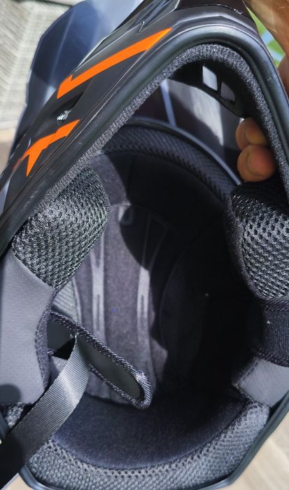 NOWY Kask cross okulary gogle  na rower hulajnogę Uchoose rozmiar L