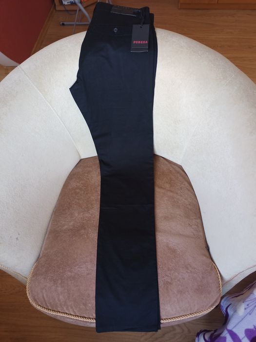 Штаны джоггеры тёмно-синий 18 лет рост 182