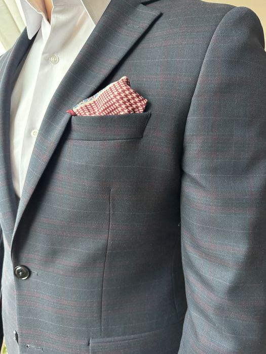 Garnitur męski marki Borgio lambrate navy