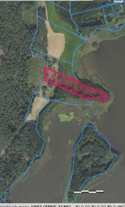 Działka z linią brzegową - pomorskie Jezioro Słone - Widok 2