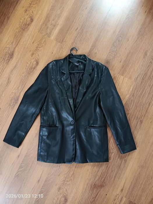 Marynarka z eko skóry M