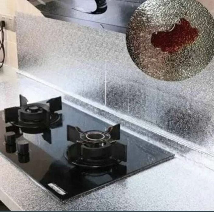 Самоклеющаяся водонепроницаемая алюмин фольга кухня поверх 60см*2 3 5м