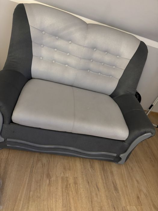 Komplet wypiczynkowy debowy 3 2 1