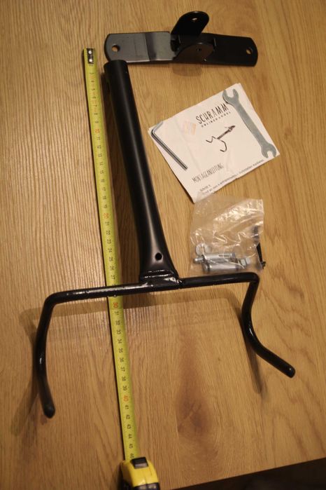 WIESZAK NA ROWER SCHRAMM uchwyt roweroy ścienny haki za ramę na ścianę