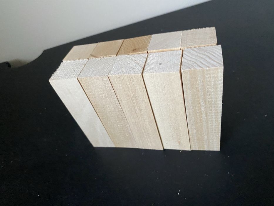 10 bloczków lipowych do rzezbienia