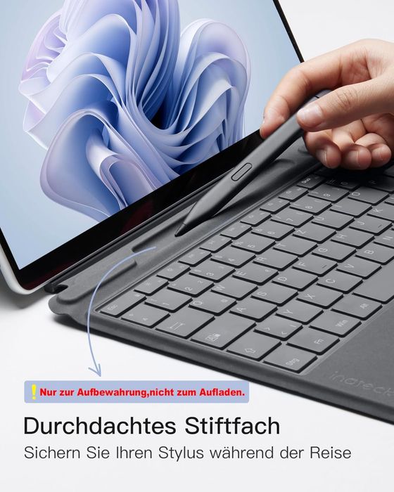 Klawiatura bluetooth kompatybilna z Surface Pro 10/9/8/X, z touchpadem