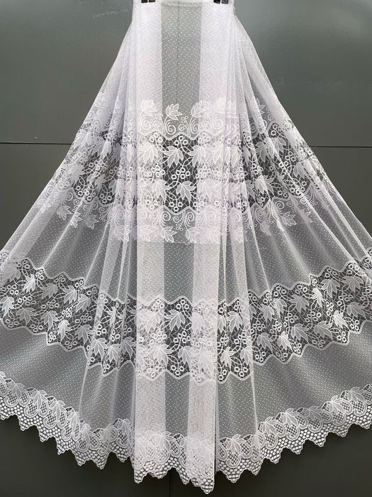 Сучасна коротка тюль висота 1.8 - 2м, гардины штори, фатінки