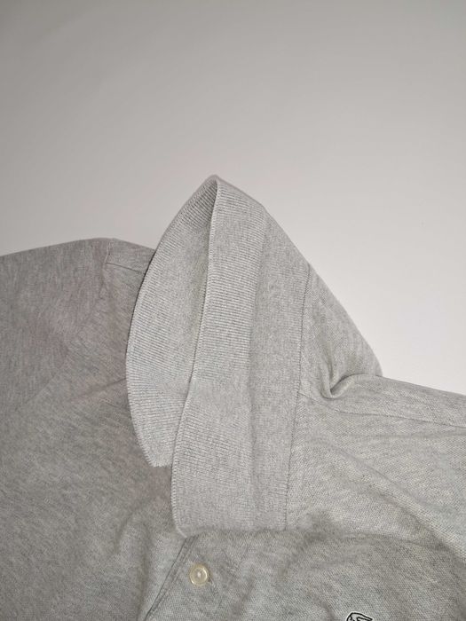 Мужское серое поло LACOSTE S-M