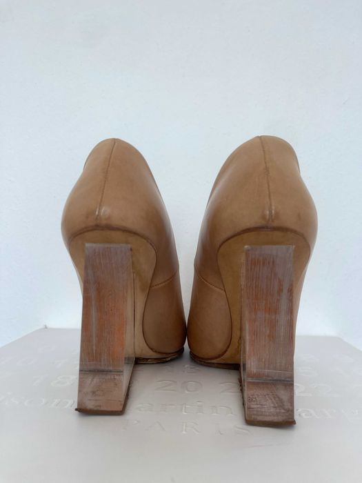 Maison Margiela x H&M Sapatos de salto alto transparentes nude EU 37