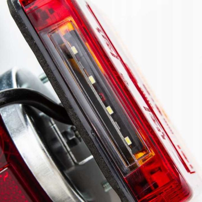 Zestaw świateł lamp lampy DO PRZYCZEPKI MAGNES Z MAGNESEM 7,5m E9 E4 led