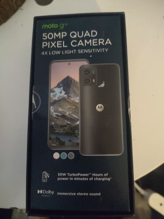 Motorola G23 na caixa
