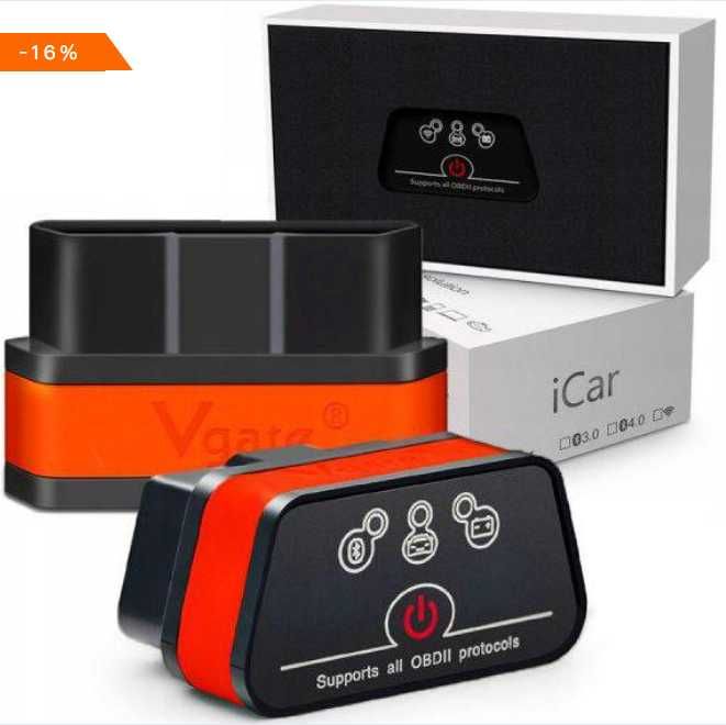 Vgate iCar2 ELM327 interfejs diagnostyczny obdII obd2 Bluetooth