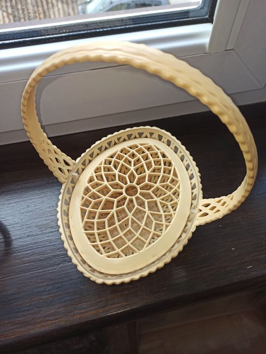 Schlutz West Germany koszyk ikebana vintage koszyczek wielkanocny