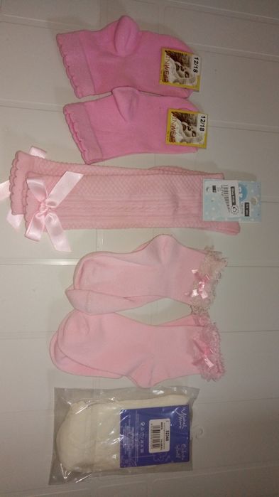 Vestido 5/7 anos, roupa ballet e meias