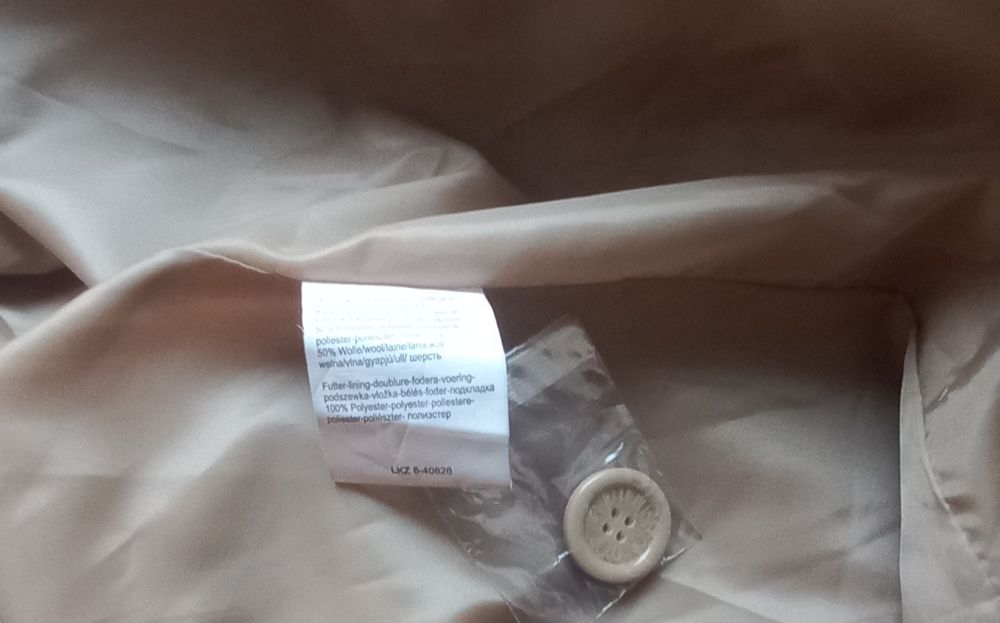 Шерстяной пальто 52/56 р