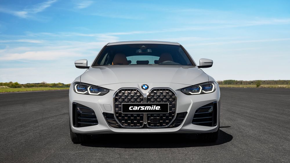 BMW Seria 4 Sedan szary od przodu