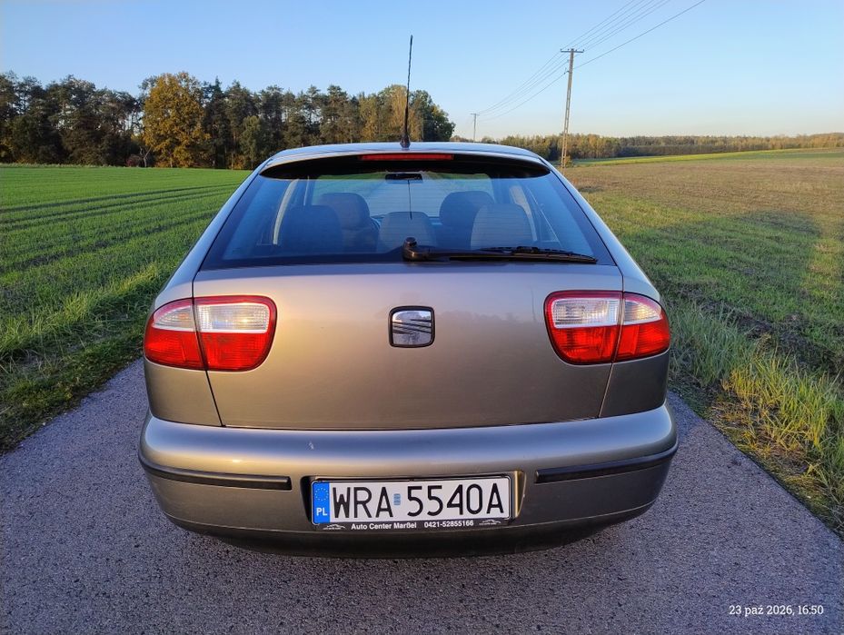 Seat Leon 1,6 105KM, benzyna + LPG, 2004