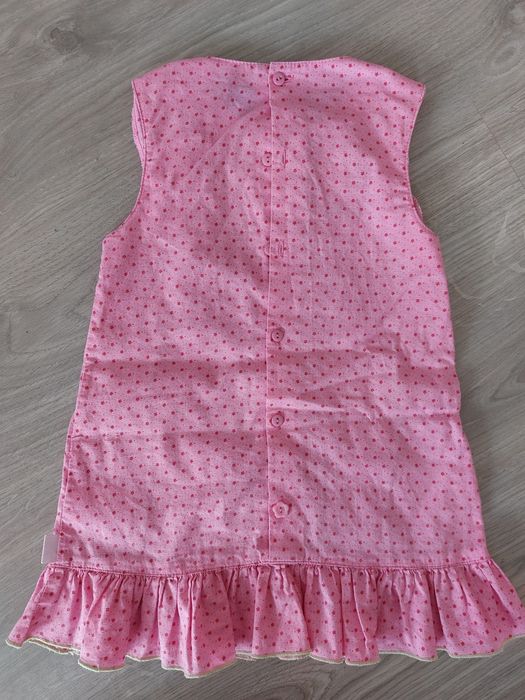 Sukienka bawełniana na lato Kubuś Puchatek, Disney, r.92