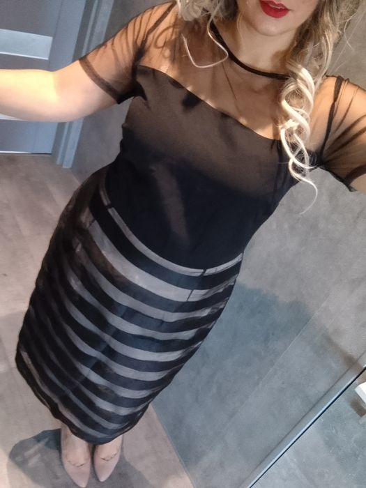 Nowa sukienka z siateczką rozmiar 46 XXL Catlin