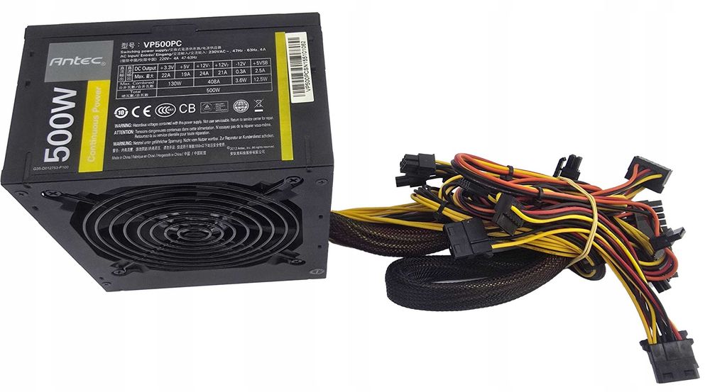 Zasilacz PC  Antec VP500PC 500W