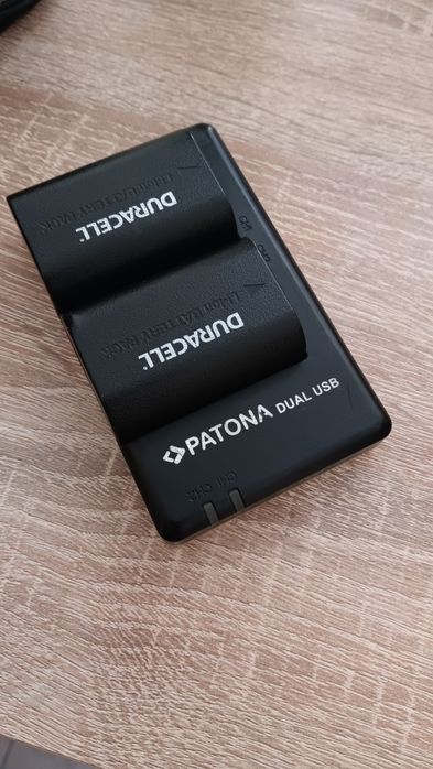 Bateria Duracell + carregador Patona