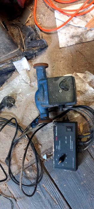 Piec co z boilerem i pompą wody