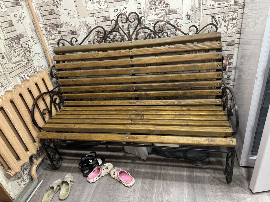 Лавочка кованая мебель в сад мебель в дом кованные изделия