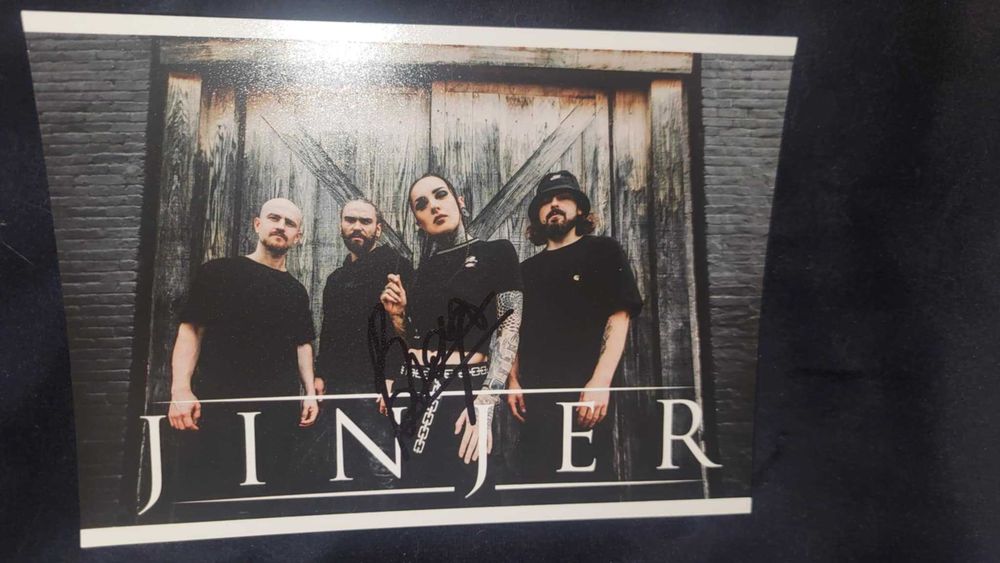 Jinjer Tatiana Shmailyuk autograf