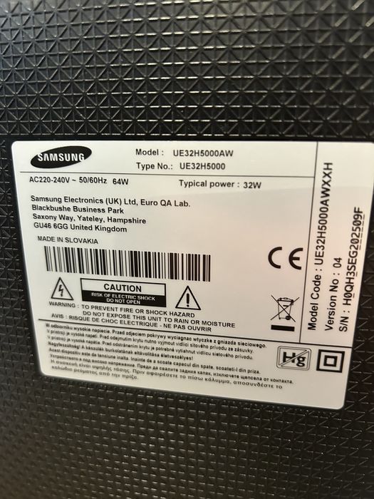 Telewizor Samsung UE32H5000AW
