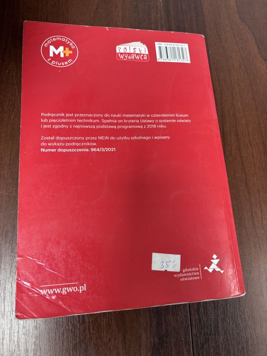 Matematyka z plusem 3 podręcznik zakres podstawowy