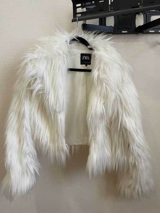 Шуба zara экомех