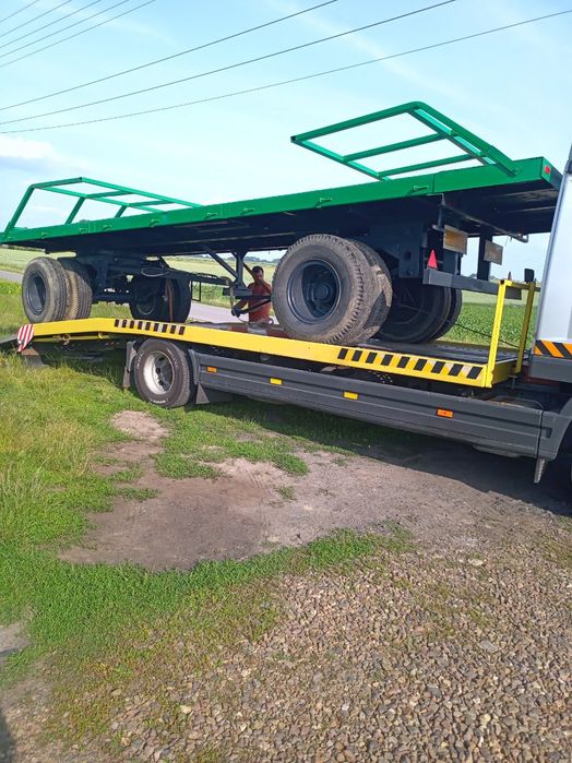 Przyczepa laweta do bel