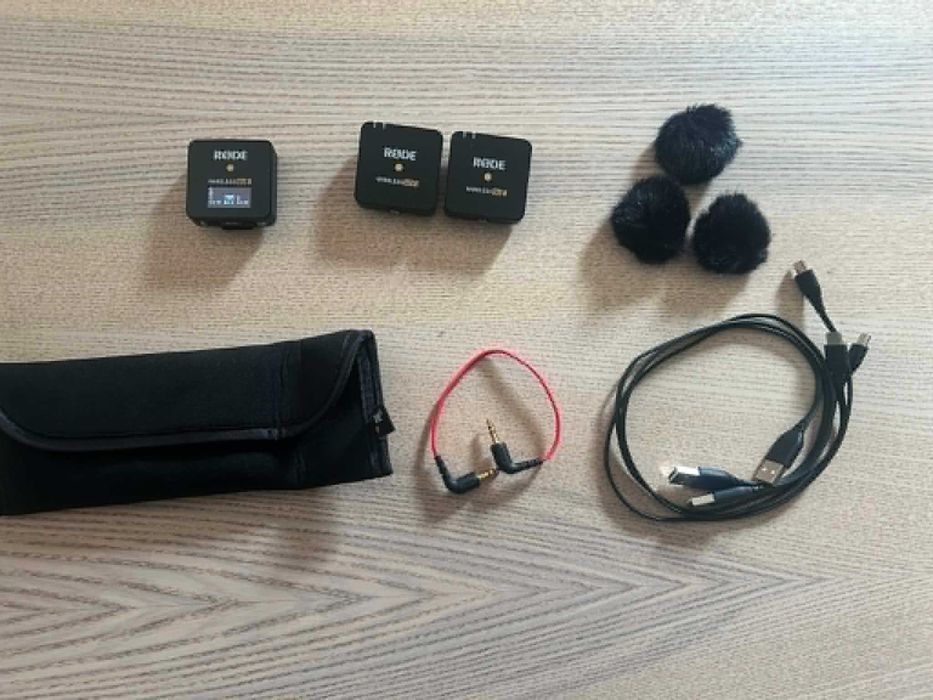 RØDE Wireless GO II Dual – 2 mikrofony, komplet, stan jak nowy