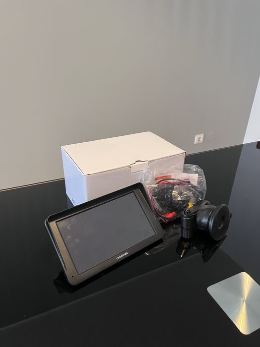 CarPlay / AndroidAuto portátil + câmera de marcha atrás