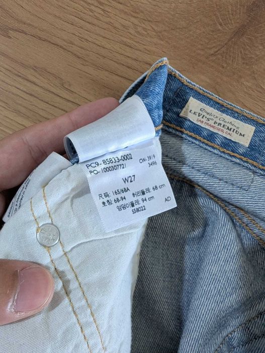 Levi’s 501 Calções de Ganga Azul W27