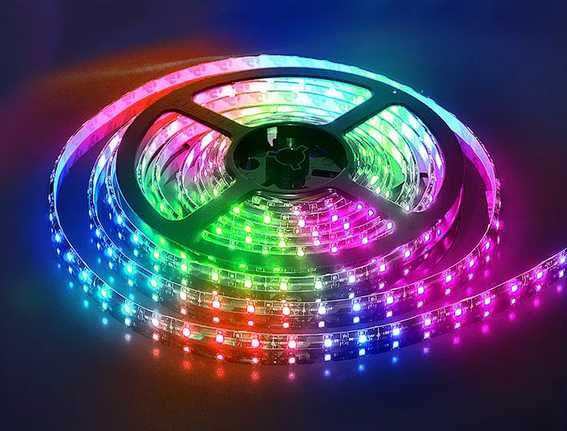 Світлодіодна стрічка UFT RGB LED LS01 5м з пультом ДУ, БЖ, контролером